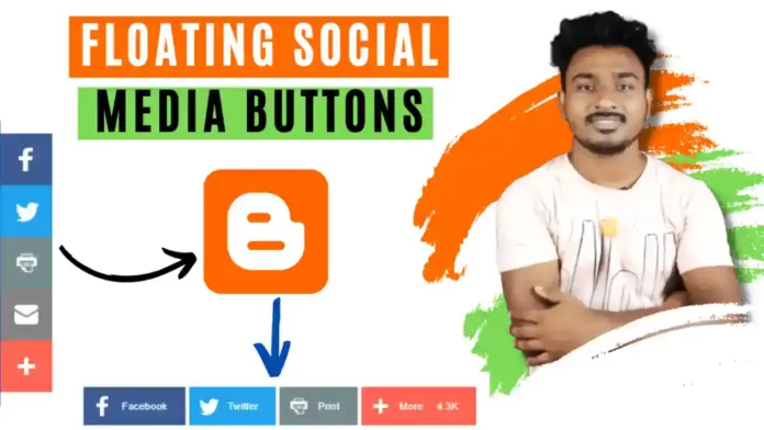 Floating Social Media buttons