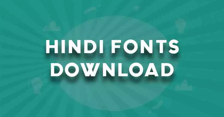 Hindi fonts download