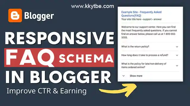 How to Add FAQ schema in Blogger